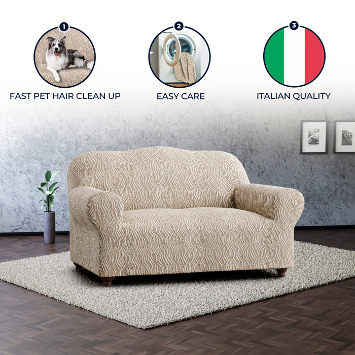 PAULATO by GA.I.CO. Stretch Loveseat Slipcover Premium Quality